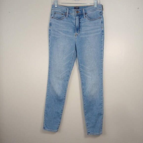 J. CREW MID RISE SKINNY JEANS, SIZE 28 - Picture 2 of 5